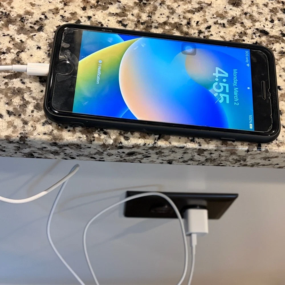 Set of 6 Chargers - Lightning to USB Charging Cable Cords